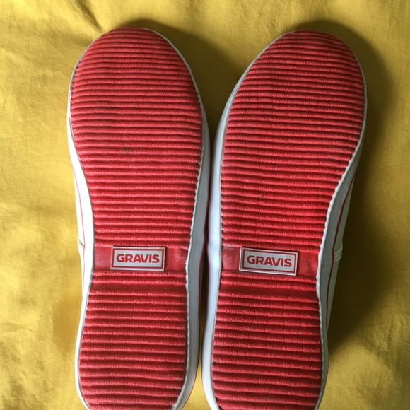 Gravis Sylmz LX 9.5 White with Red Bottoms - Picture 6 of 8